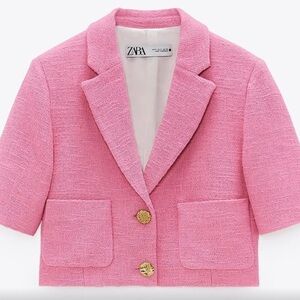 Zara Pink Blazer Jacket
